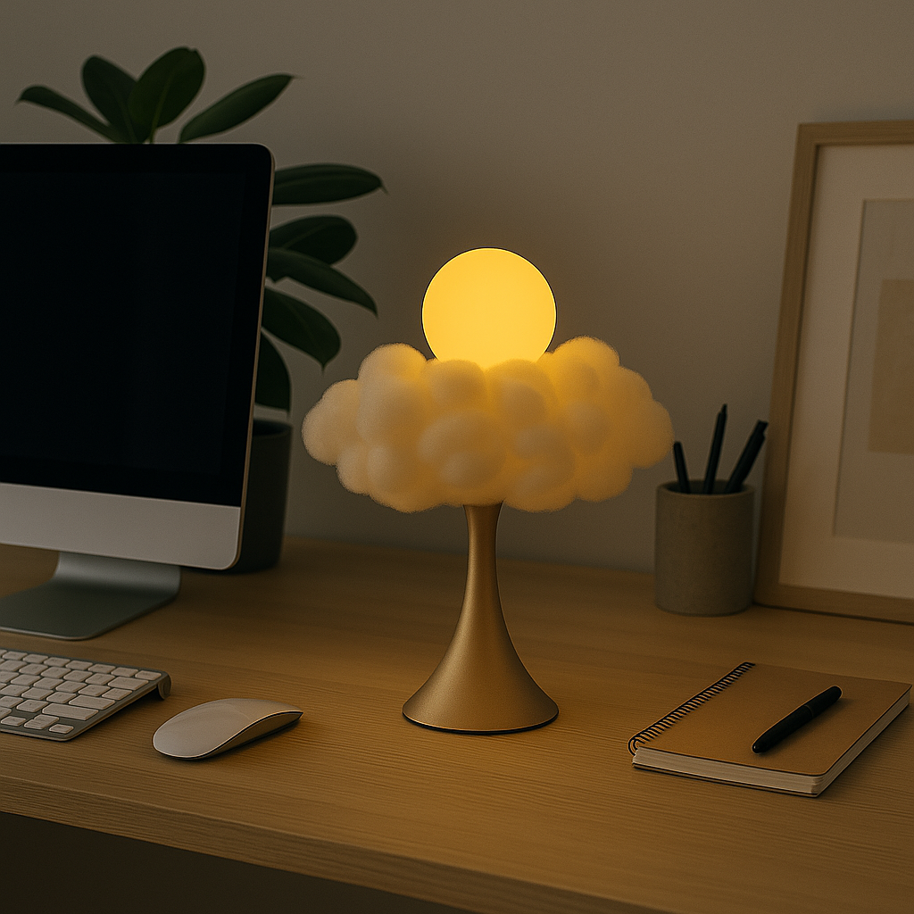 Smartcloud on a modern work-from-home desk